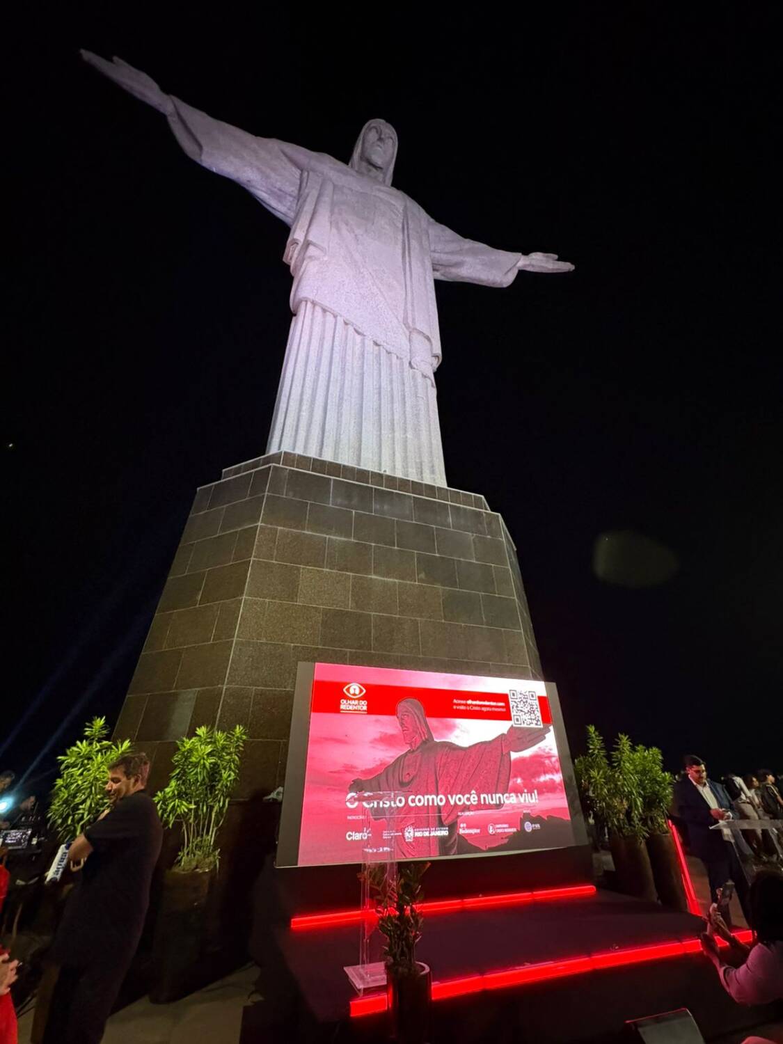 Painel De Led Evento Outdoor Cristo Redentor Rj