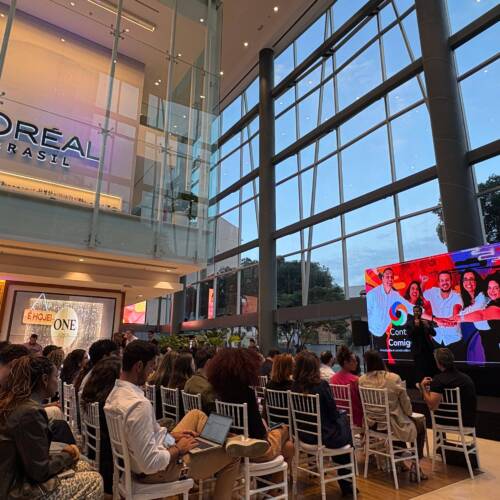 Painel De Led Para Evento Corporativo na empresa L'Oréal no Rio de Janeiro