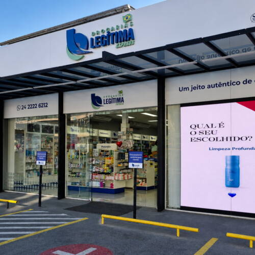 Painel De Led 2x2m Fixo Farmácia 