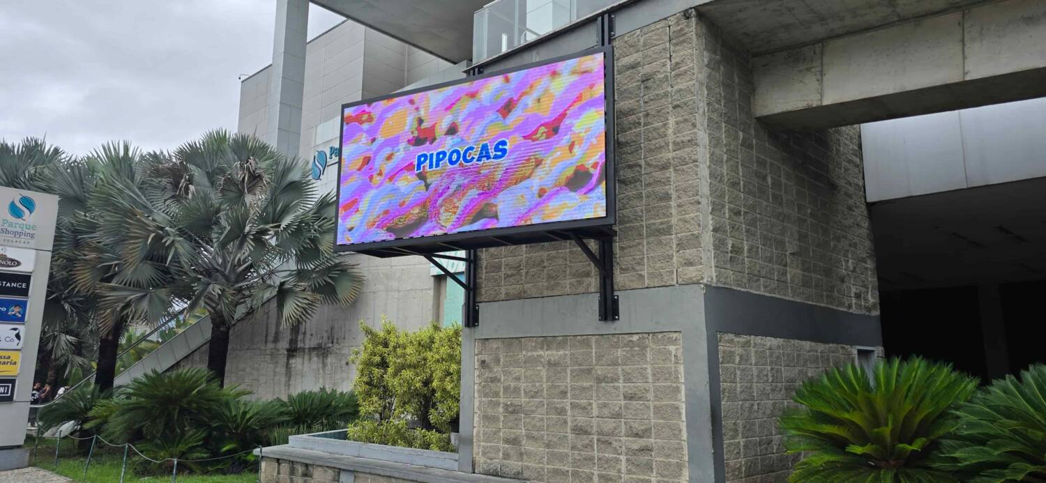 Locação fixa de painel de LED com contrato mensal, painel Externo