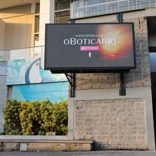 Painel Externo Publicidade Boticario