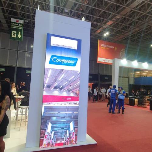 Painel De Led Para Estande Em Feira 