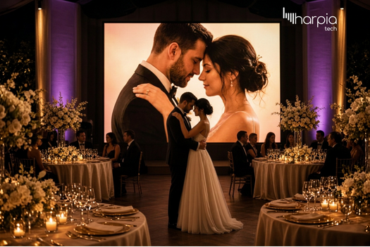 Painel De LED para eventos Casamento